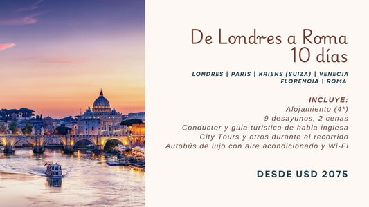De Londres a Roma | 10 días