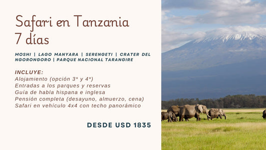 Safari en Tanzania | 7 días