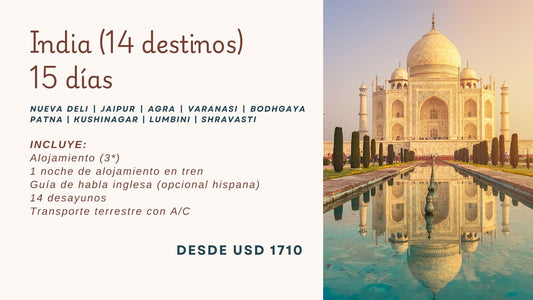 India 14 destinos | 15 días